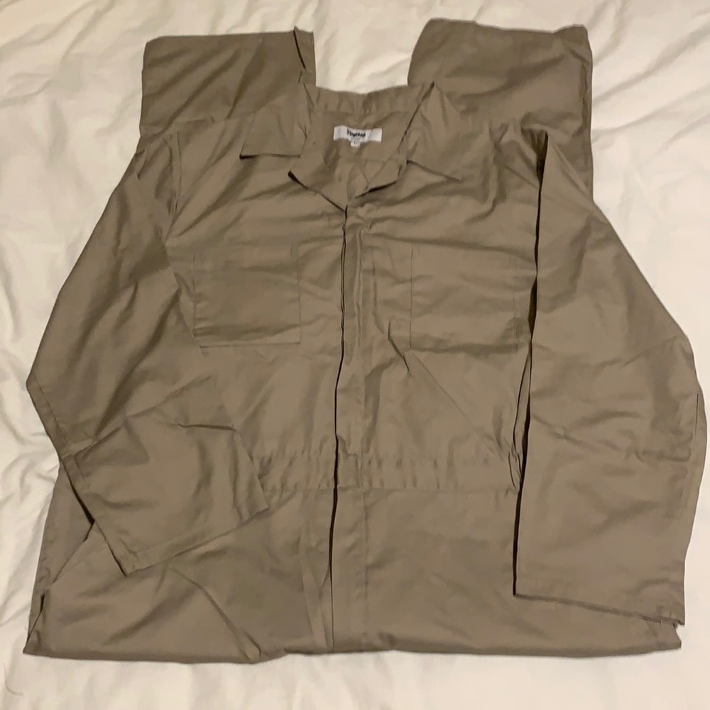 Lightweight Tan Overalls